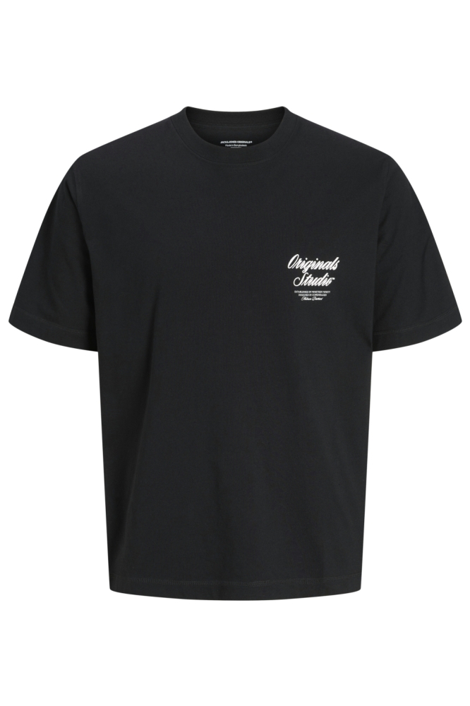 JORNORREBRO TYPO TEE SS CREW NECK N 12282898 BLACK